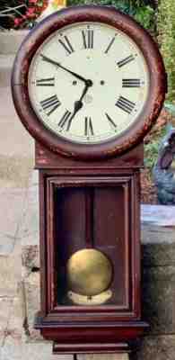New Haven 30 Day Double Wind Hanging Wall Regulator Saturn Running Condition