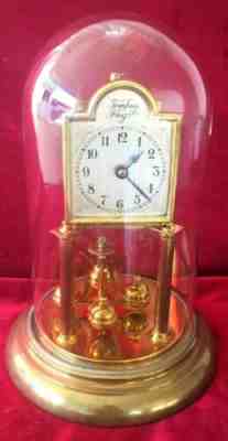 Rare 400 Day, Anniversary, Torsion Clock With Dome