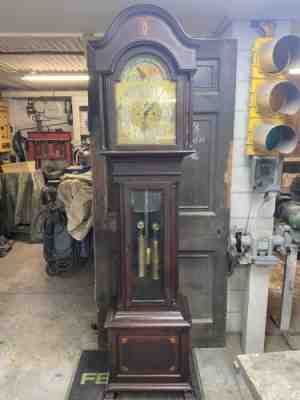 Antique Tiffany & Co.Grandfather Clock Moon Phase Westminster Works Perfectly