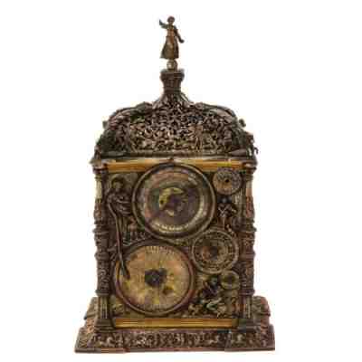 Antique after Jeremias Metzger Pendule clock museum SUPER RARE !!!