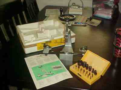 Bergeon No. 6200 Clock Bushing Tool Clockmaker Watchmaker + Bergeon Reamers Kit