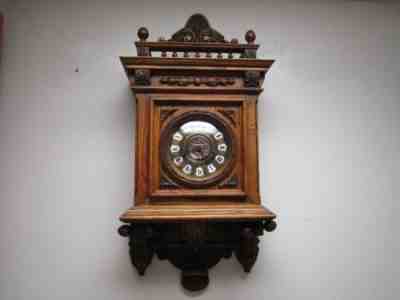 RARE & MAGNIFICENT 1977 GAZO FAMILY "LA JOLLA" SCHUBERT CHIMES 8 DAY WALL CLOCK