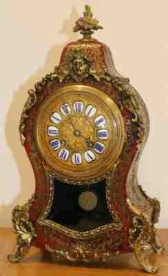 antique boulle French japy frÃ¨re brocot mantle clock 1855