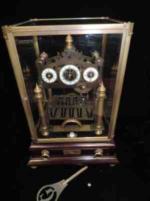 Vintage Congreve Rolling Ball Fusee Clock In Glass Case England 1709 No 086