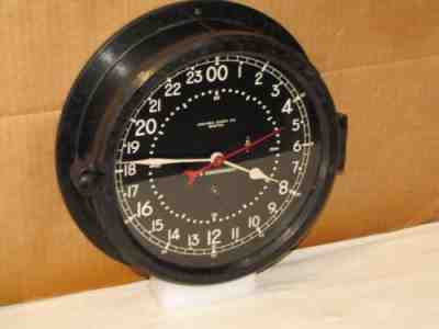 CHELSEA U.S. AIR FORCE CLOCK ~8 1/2 IN~1966~MISSILE SILO?~24 hr DIAL ORIGINAL
