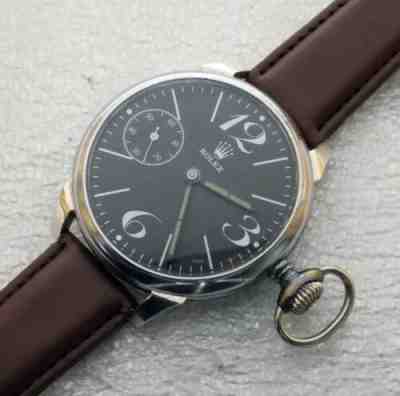 ROLEX Antique 1940's Swiss Amazing Men's Wrist Watch SERVICED!