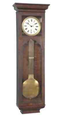 Mahogany Jewelers regulator clock