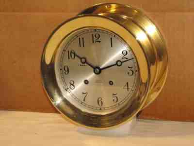 CHELSEA VINTAGE SHIPS BELL CLOCK 6 DIAL 1974 RESTORED