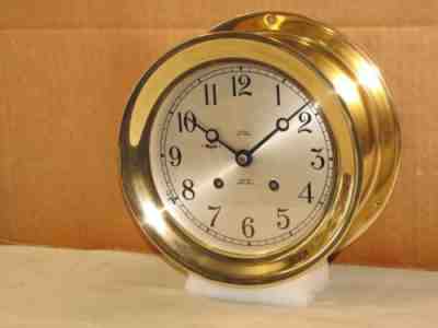 CHELSEA VINTAGE SHIPS BELL CLOCK 6 DIAL 1959 RESTORED