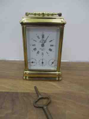 Vintage L'epee Gorge Case Four Dial Repeater Carriage Clock French 1839 Working