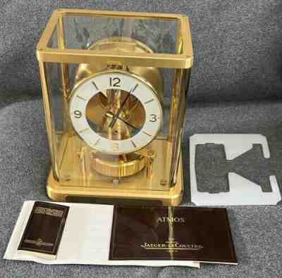 Vintage 1986 JAEGER LE COULTRE ATMOS 13 Thirteen Jewel 540 Clock Serial #618728