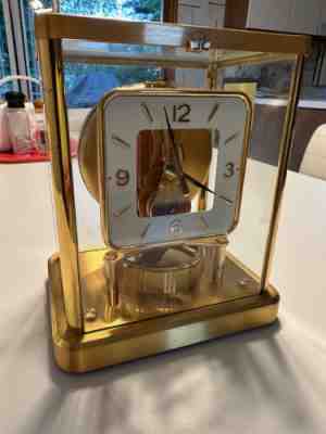 Atmos Clock - 1986 Square Dial Jaeger LeCoultre Atmos 540 WORKS NO RESERVE !!