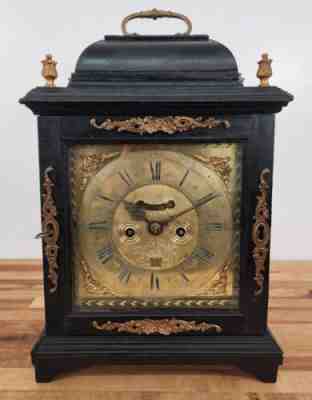 Early Verge Double Fusee Bracket Clock - Isaac Papavoine , London (1688-1710)