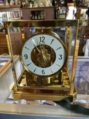 Jaeger LeCoultre Atmos Clock 540 Clock With Original Box And Book 1963 NEW