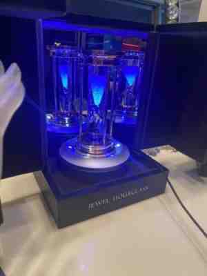 De Beers Millennium Hour Diamond Sand Hourglass 2000 grains 35ct Limited Rare