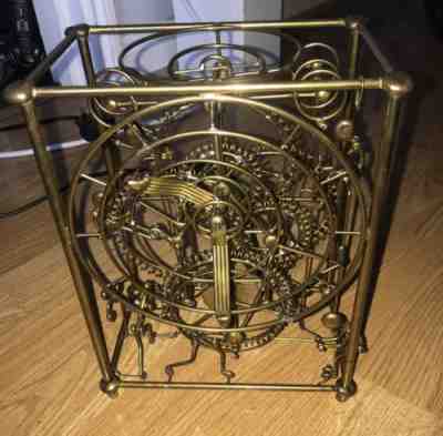 GORDON BRADT KINETICO STUDIOS 6 MAN BRASS CLOCK