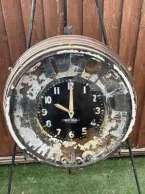 Vtg 1950s GLO-DIAL Belfast Sparkling Water 19â? Neon Clock Project Restoration
