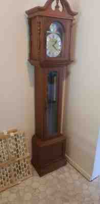 Tempus Fugit Crown Grandfather Clock 88â? Tall 22.5â? Wide