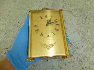 VINTAGE SWISS IMHOF REUGE MUSIC BOX 8 DAY MUSICAL ALARM CLOCK (WATCH THE VIDEO)