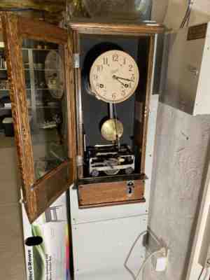 Antique Simplex TC-10 Time Recorder Clock