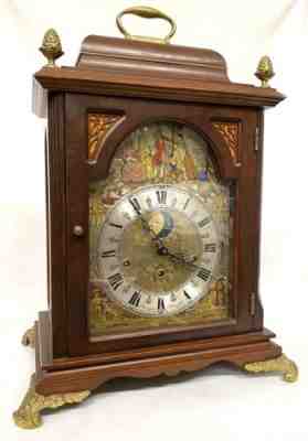 Musical Mantel Clock By Christiaan Huygens Holland With Moon Phase & Automation