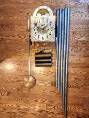 Herschede 5 Tube Tubular Grandfather Complete Clock Kit Movement Weights 1920