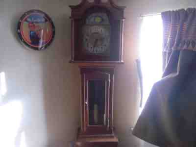 THE "PRESIDENT" an Original by Daneker Moon-phase Grandfather Clock 79" Tall