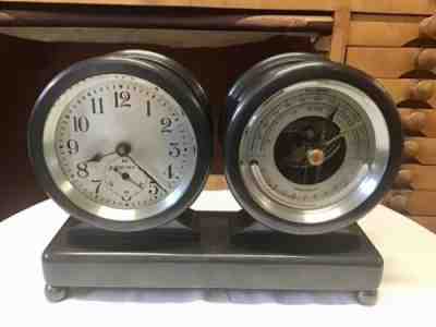 1946 Chelsea Clock and Barometer Desk Set