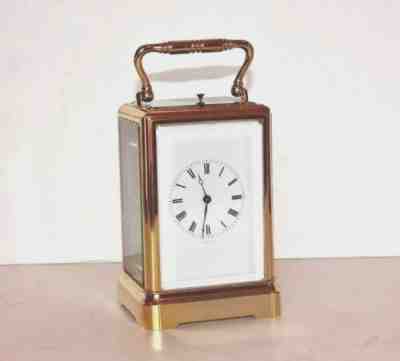Rare Antique Jules French Brass Repeater Carriage Clock circa 1840