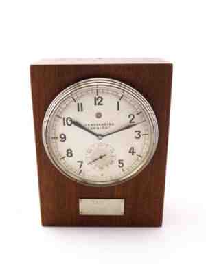 Zenith Chronmetre Desk / deck / car clock with 8 day movement