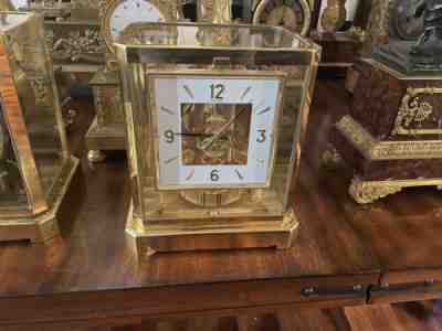 LECOULTRE ATMOS SQUARE DIAL CALIBRE 528-8 DESK / MANTLE CLOCK CIRCA 1976