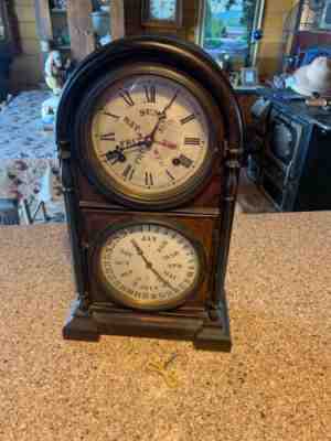 Circa 1860'S WELCH, SPRING CO. CLOCK . BB LEWIS PERPETUAL CALENDAR. Nice Shape.