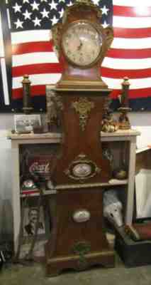 Antique 1700's Banjo Style Grandfather Clock French or Italian See Desc MP578