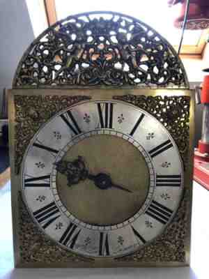 ANTIQUE HOOK AND SPIKE LANTERN-STYLE WALL CLOCK
