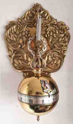 Dent Gravity Wall Clock, Annular Falling Ball Clock, Hans Jurgen Anderle