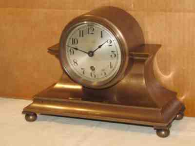 CHELSEA ANTIQUE CLOCK~TAMBOUR #1~ 4 IN DIAL 1911 ORIGINAL FINISH