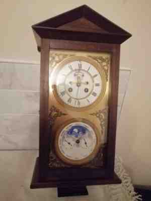 French, Clock Movement & Perpetual Calendar With Moonphase in Bespoke Case.