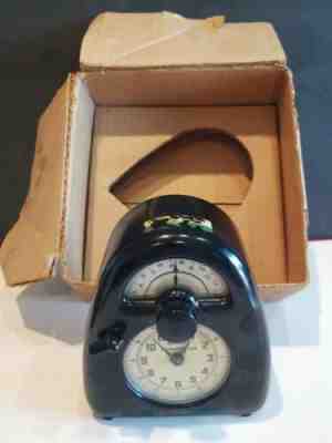RARE MUSEUM QUALITY ISAMU NOGUCHI STEVENSON MFG CO. HAWKEYE MEASURED TIME CLOCK