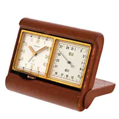 Rare ANGELUS TÃ¼rler 8 Days Alarm Clock, Cal. SF 240, Key-wound, SF240 Incastar