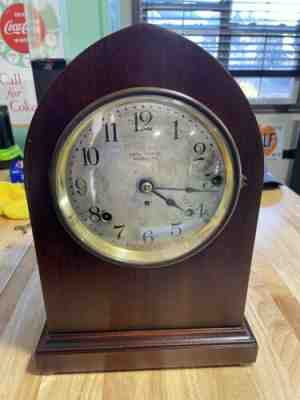 LOVELY 5 BELL SETH THOMAS SONORA CHIME CLOCK. Dated 07/06/12.