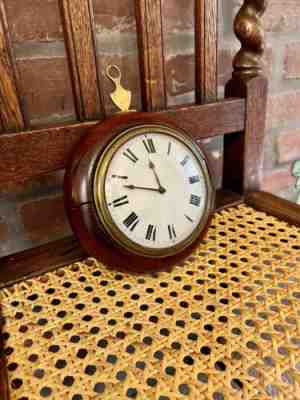 C.1821-1824 English Verge Fusee â??Sedan Clockâ? Jas. Barclay London 6â? Diameter