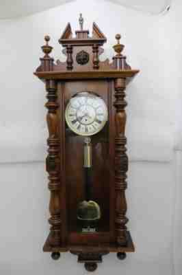 Antique Schlenker & Kienzle Single Weight Regulator Wall Clock, Fully Serviced