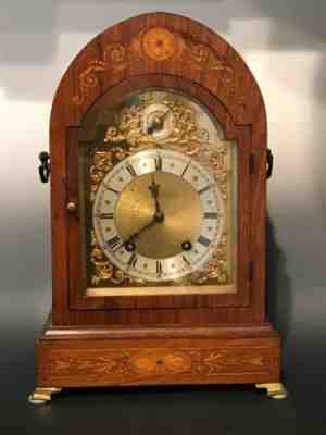 Winterhalder & Hofmeier German Domed-Top Mantle Clock. Circa 1900-1920