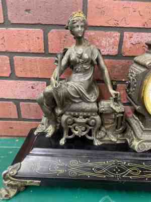 Antique 1883 Ansonia Mantle Clock *Works with Key!