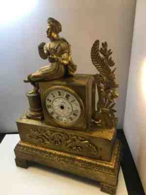 New ListingVintage Gilded Mantel Clock Case