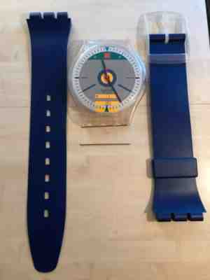 Wall Clock SWATCH Maxi SPEEDWEEK (MGK112)-1988! RARITY! Vintage-Giant 80"