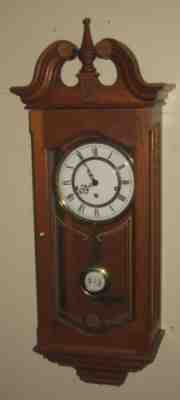 Fine Emperor Westminster and Triple Chime Wall Clock Working Hermle 1051-030