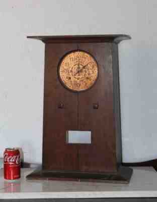 Rare Antique Stickley Clock, Cira 1910 - NO RESERVE Limbert Roycroft Mission Era