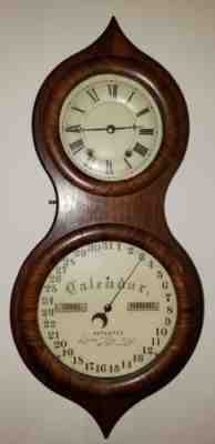 Antique Seth Thomas 8 Day Office Calendar #3, The Peanut