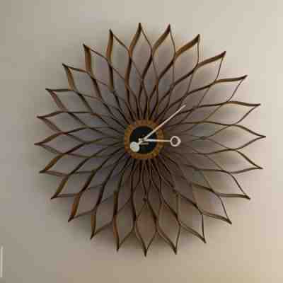 Herman Miller, George Nelson Rare Sunflower Wall Clock, Mid Century Modern